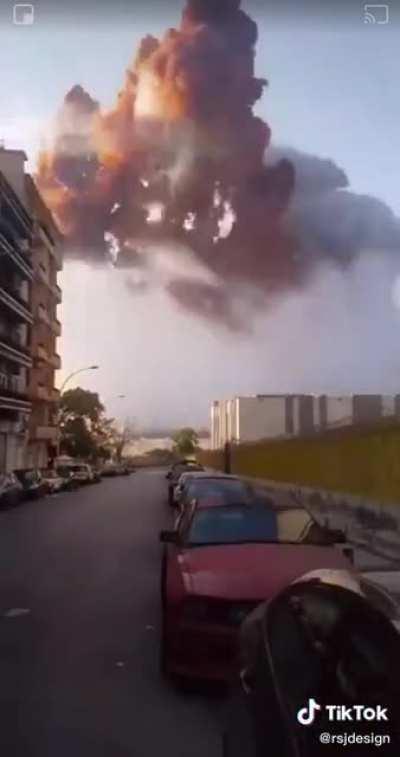 A new video on the explosion in Lebanon has emerged. Absolutely unreal.