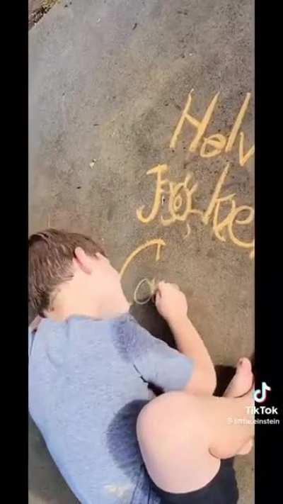 Young boy with autism can write any font from Word