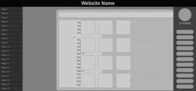 All elements on the website grow when hovering over them