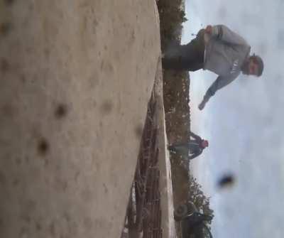 Throwing molotovs down an old mineshaft