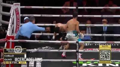 Mirco Cuello ganó por KO en el último round en una pelea que necesitaba el KO, a pura épica le ganó al mexicano y se ganó la posibilidad de la pelea obligatoria contra el inglés Nick Ball, campeón del mundo de la AMB, ojalá tengamos futuro campeón del mun