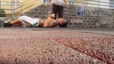 Body Bounce leaves Parkour Kid Winded