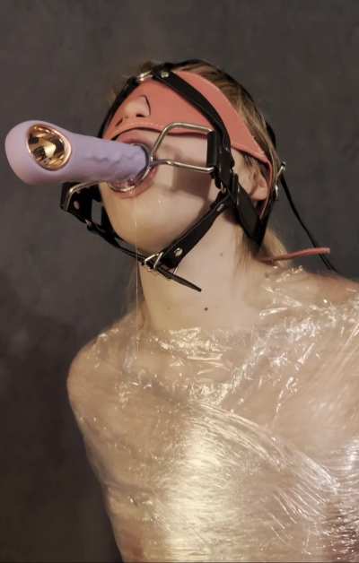 Wrapped up tightly with a hole for training