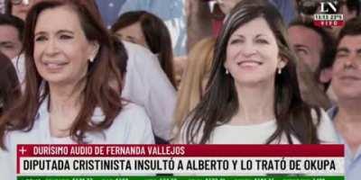 Se filtra audio de Fernanda Vallejos insultando a alverso