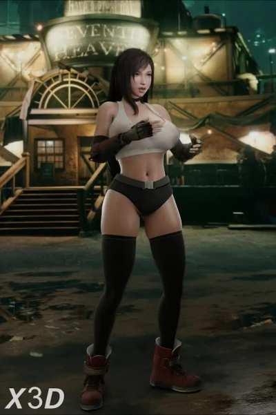 Tifa stretching (X3D)