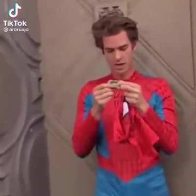 When they haven't renewed your spiderman contract, but you gotta eat