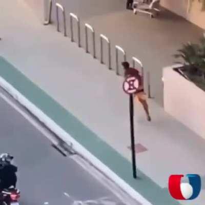 Instantly regrets grabbing the cell phone from her hands