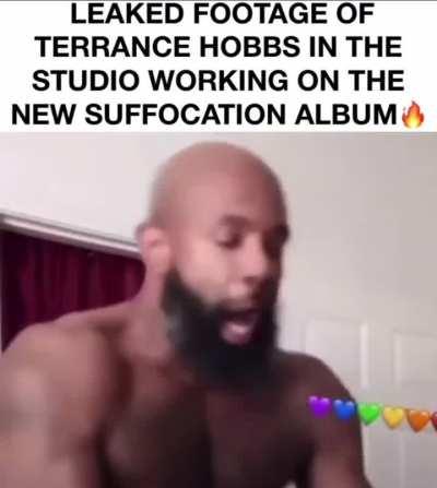 LEAKED FOOTAGE OF TERRANCE HOBBS IN THE STUDIO WORKING ON THE NEW SUFFOCATION ALBUM🔥