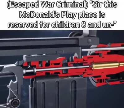 Escaped War Criminal found (I forgor to take my severe autism meds)