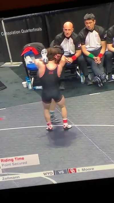 Been following wrestling for maybe 2 years now, and Iâve never seen anyone further elevate a leg like thisâ¦ ð³