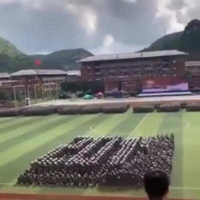 Cleverly choreographed countdown