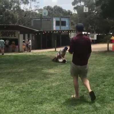 He was surprised by his best friend at a music festival recently after a long time apart. This is true happiness.