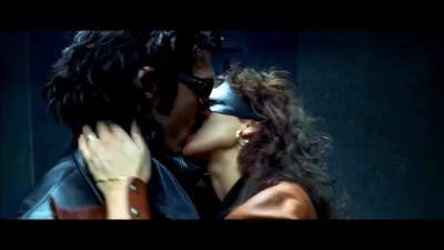 Monica Bellucci Tongue Kissing and Dick Grab in Dobermann