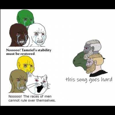 Imagine joining the Daggerfall Cuckenant or the Aldummy Dominion lol