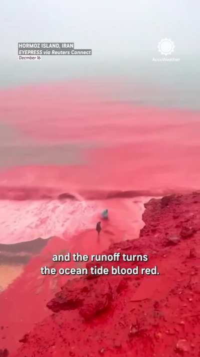 🔥Blood red ocean tide - Iran🩸