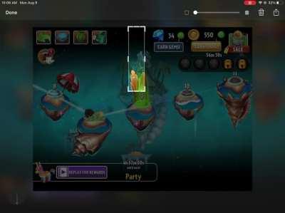 Hidden amogus in big wave beach