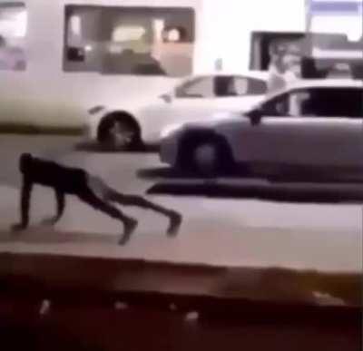 His fist gotta be broken