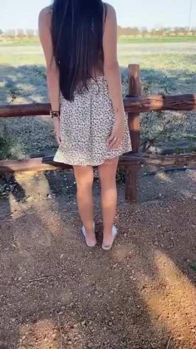 Bend me over the fence rail and let’s hope people watch