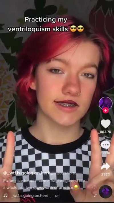 Practicing Ventriloquism