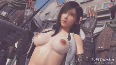 Tifa Lockhart strip searched