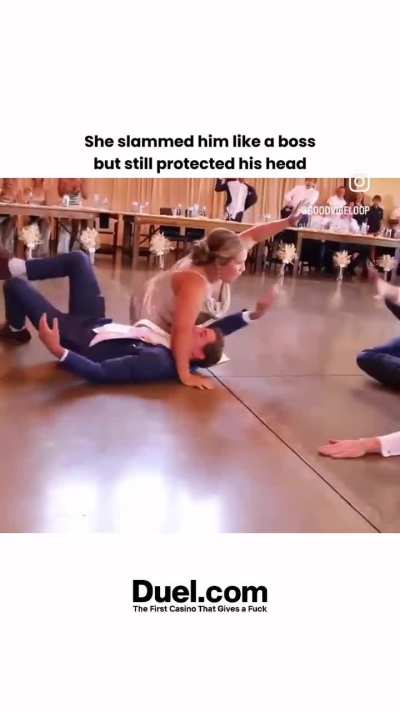 I love how he’s just proud of his wife