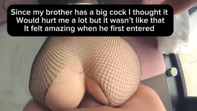 My little brother made me love anal