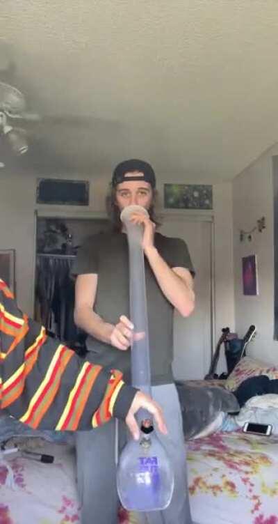 Happy Tuesday from my homemade fat Tuesday bong!