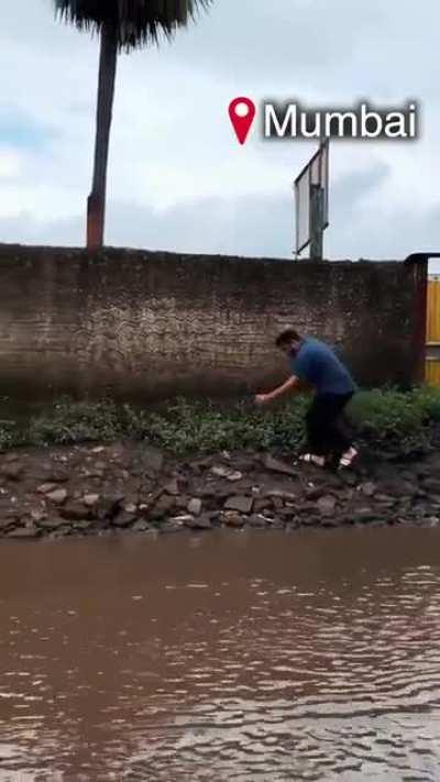 Walking on the roads of Mumbai is a survival skill.