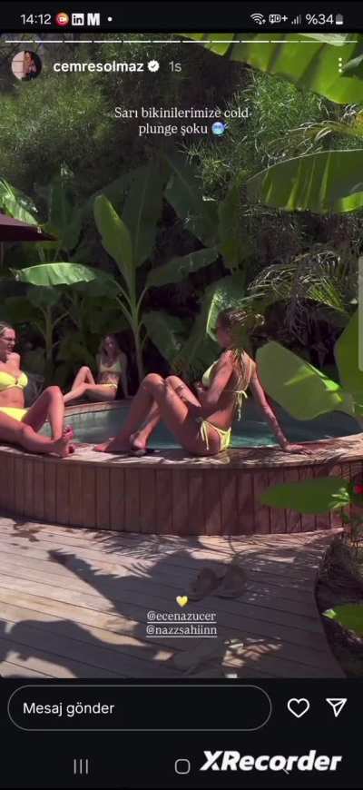 Cemre Solmaz ve Ecenaz Üçer