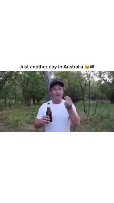 Cheers to him not taking the beer! Lol