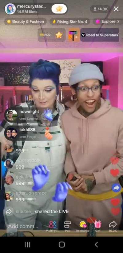 Mercury Stardust just raised $1,000,000 for the trans community!!