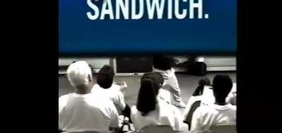Back off! Get your own sandwich!
