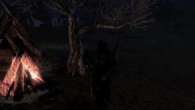 Thought I’d share a clip from my new ronin/redguard singing-blade style build. The rouge alikr mercenary, skilled with a blade and lute!