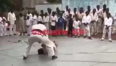 Joining a bogus judo class