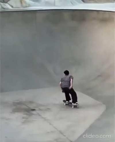 The incredible skating skills of this dude