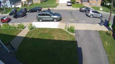 Just another day in a quiet Boston suburb