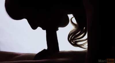 Gorgeous Silhouetted Sucking