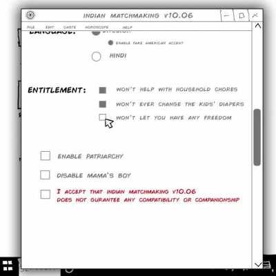 If Sima Aunty was a website - A satire on Indian arranged marriages.