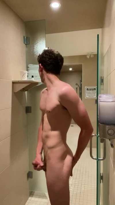 Was told to take a vid cumming in the shower w the door open