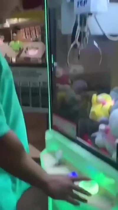 He got the gold prize 