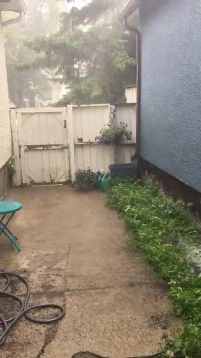 The forecast said 30% of 1mm of rain.