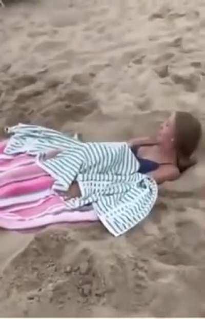 Mom I caught a seagull