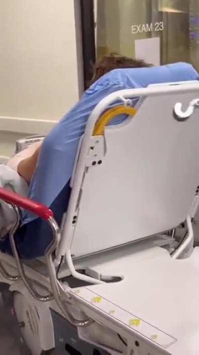 I think he likes riding a motorbike