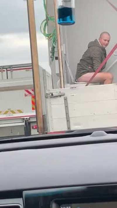 He isn't, he has....