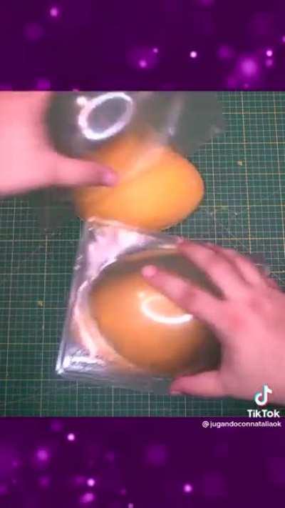 Huevo de polenta con jugandoconnatalia