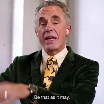 Jordan Peterson just smoked a joint