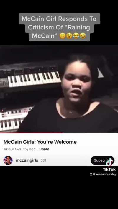 McCain Girl Responds To Criticism