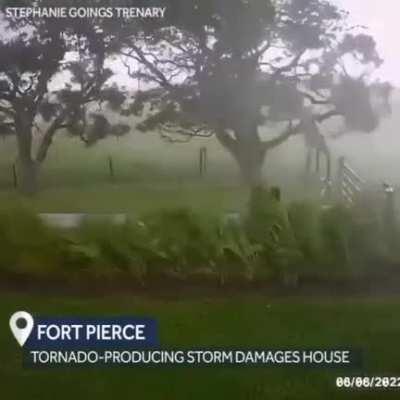 Plastic chair the immovable object, conqueror of storms