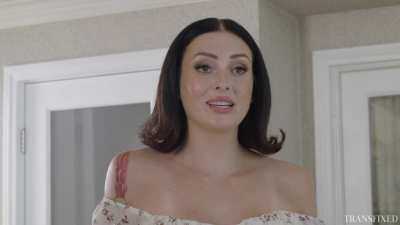 How would you react if your roommate Eva Maxim looked unexpectedly sexy in a themed work uniform?