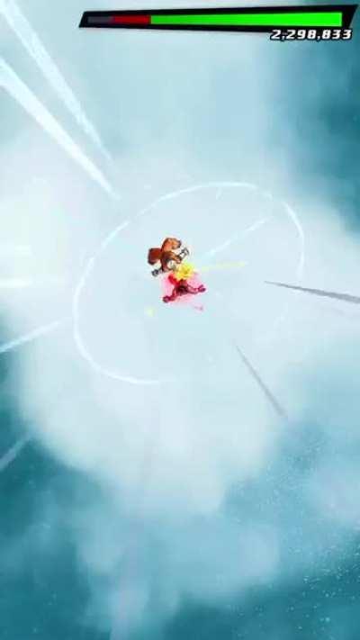 Goku Kaioken has a special green card animation during RR too!